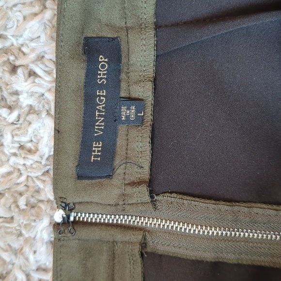 Forest green pencil skirt and crop top set - Picture 7 of 8